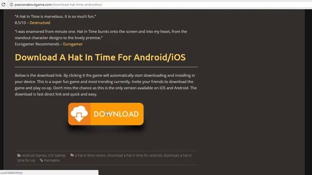How To Download A Hat In Time For Android/iOS смотреть онлайн
