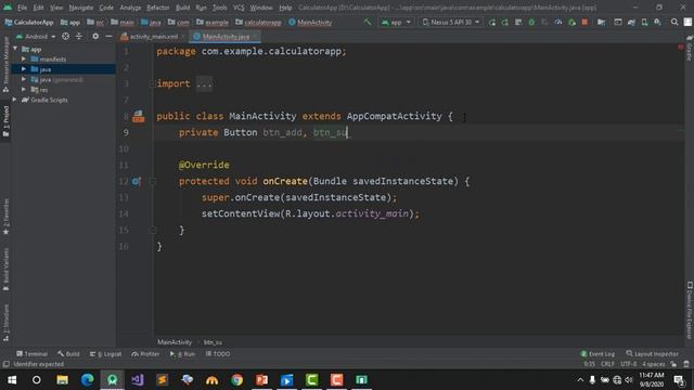 Android Course #4 How to make a Calculator in Android Studio смотреть онлайн