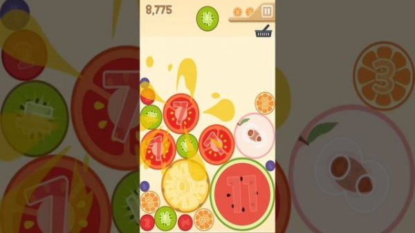 Merge Fruit Game | Mobile Games | 2D Games | Fun | Golden Watermelon | Amazing Game | #androidgames