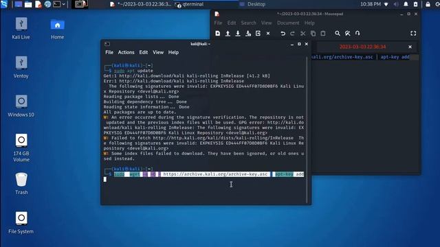 Invalid signature for Kali Linux repositories смотреть онлайн