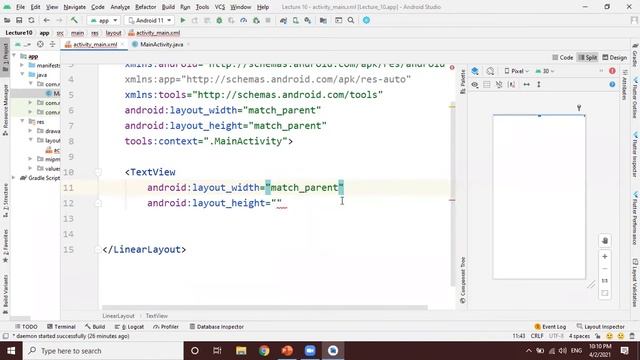 Text View in Android (XML) смотреть онлайн