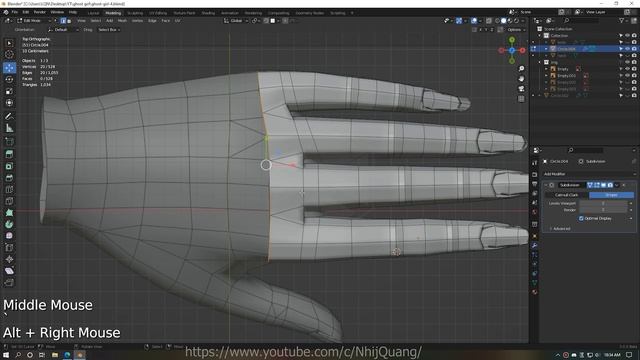 Blender 3.0： Anime Girl Character Hand Modeling (Вьетнамский) смотреть онлайн