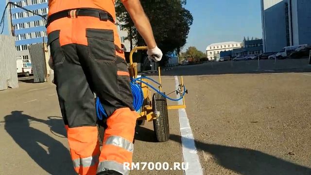 Разметочная машина РМ 7000 ЭВО МИХАЛЫЧ смотреть онлайн