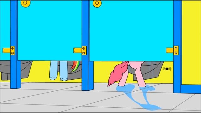 Pinkie Pie drops her phone in the toilet смотреть онлайн