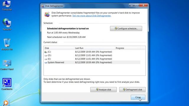 Using Disk Defragmenter in Windows 7 смотреть онлайн