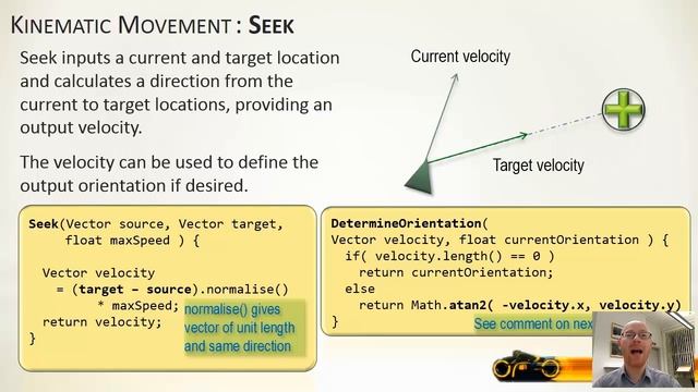 Week 9 - Android Games Programming (CSC2021) - AI Movement -1- Kinematic Intro смотреть онлайн