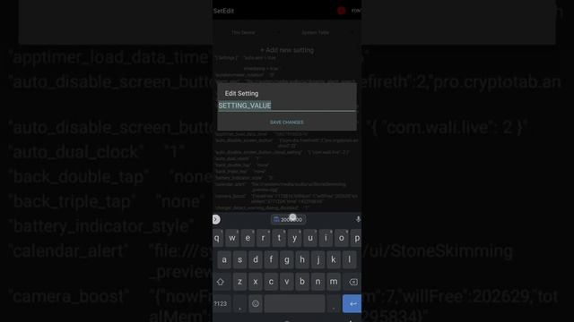 SetEdit Commands Performance - Android SetEdit