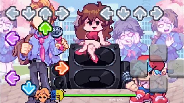 FNF virus in senpai mod. Flash warning in 4:56 смотреть онлайн
