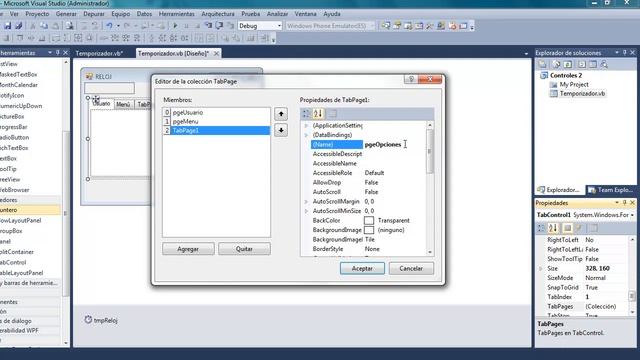 Control TabControl смотреть онлайн