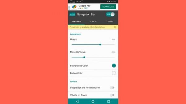 navigation bar android app mobile navigation bar change
