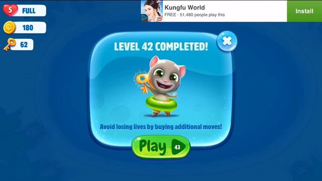 TALKING TOM POOL - Levels 37 38 39 40 41 42 43 44 45 46 47 смотреть онлайн