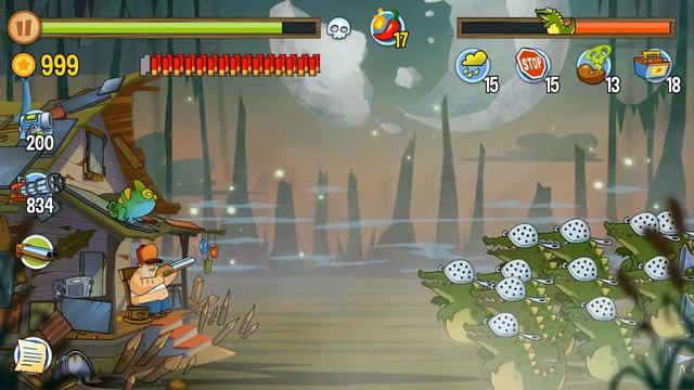 Swamp Attack - Hard Mode. Episode 3. Level 2 Gameplay Android walkthroug смотреть онлайн