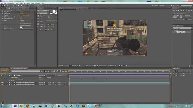 Glowing Gun Effect: After Effects Tutorial смотреть онлайн