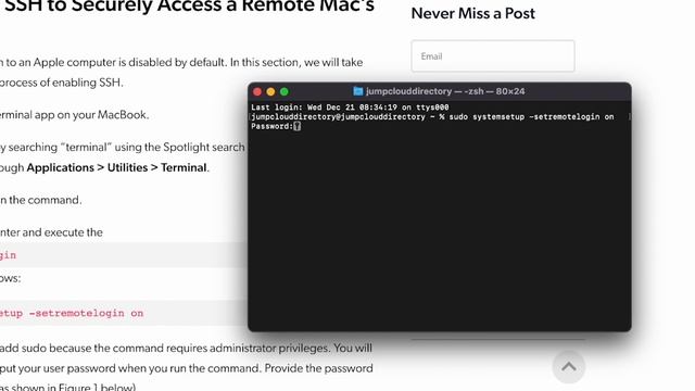 How to Enable SSH for Accessing a Remote Mac’s Shell Securely смотреть онлайн