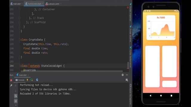 Build a Crypto Dashboard UI in Flutter | Make [Graphs, Gradients, Cards] | Flutter Dashboard Desig смотреть онлайн
