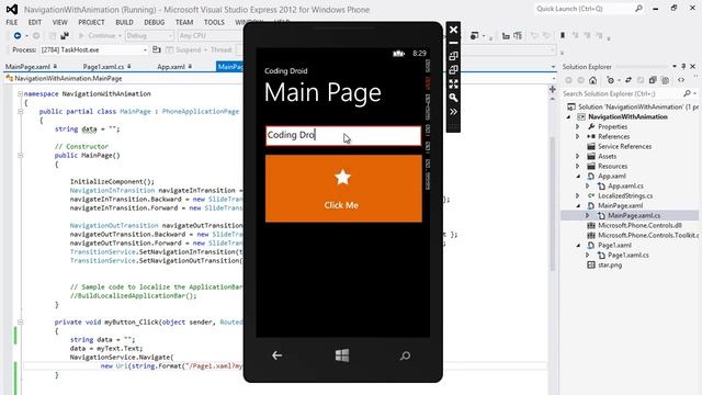 Demo : Passing Parameters while Navigating - WP8 App Development Tutorial #7 смотреть онлайн