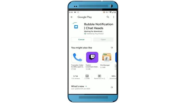 GET ANDROID 10's BUBBLE NOTIFICATION FEATURE IN ANY ANDROID PHONE смотреть онлайн