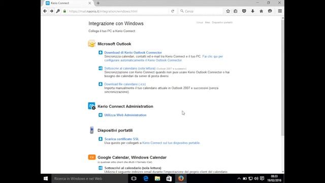 Configurazione del Kerio Outlook Connector смотреть онлайн