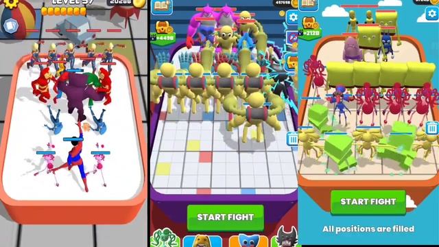 Merge Master Blue Monster Vs Merge Master Rainbow Friends Vs Superhero Monster Android Gameplay смотреть онлайн