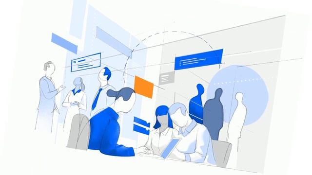 Smart Network Illustration Process смотреть онлайн