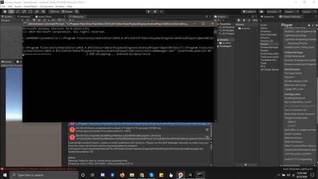 How to Fix Android API 29 or 30 problem in unity.(in just 2 mins) смотреть онлайн