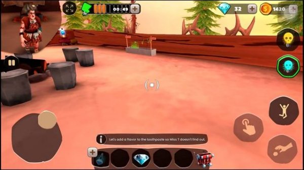 Scary Teacher Stone Age | Dates Gone Wrong Level 3 Walkthrough (iOS Android)