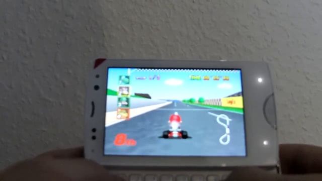 N64 Emulator on the 2011 Xperia Mini Pro playing Mario Kart 64 смотреть онлайн