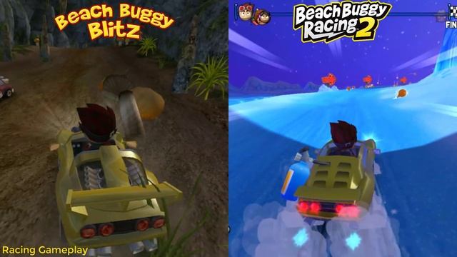Beach Buggy Racing 2 vs Beach Buggy Racing Blitz | Rez driving Lambini | Comparison смотреть онлайн