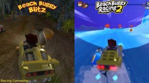 Beach Buggy Racing 2 vs Beach Buggy Racing Blitz | Rez driving Lambini | Comparison