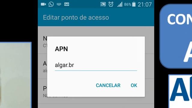 Como Configurar a APN/3G da Operadora CTBC/Algar Telecom Para o Sistema Android смотреть онлайн