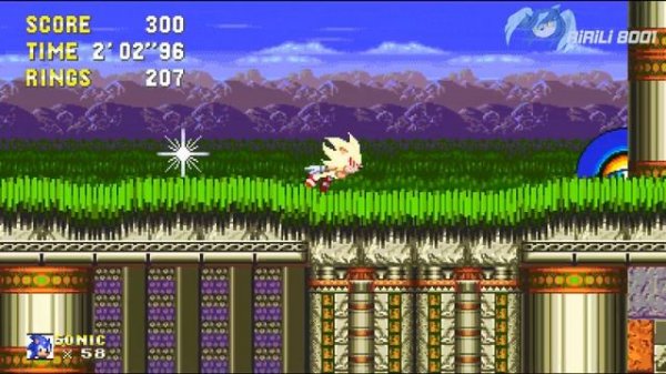Fleetway Super Sonic in Different Sonic Games!