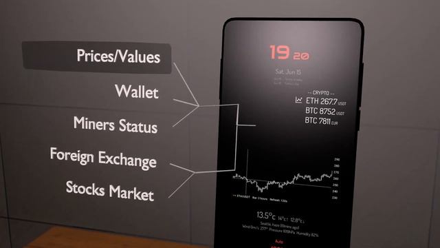 CryptoWake - Always On Display / AMOLED - Android App смотреть онлайн