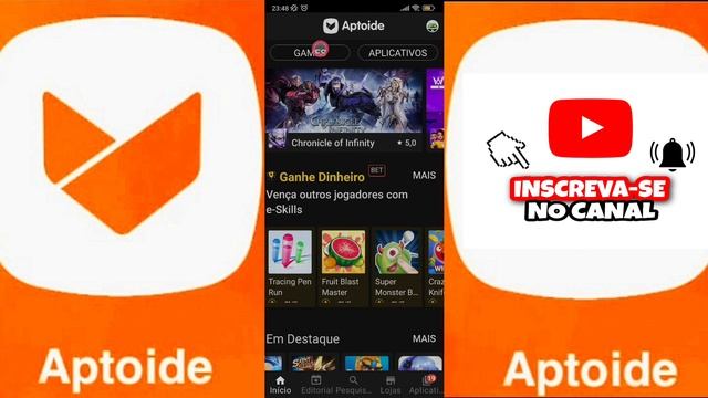Como INSTALAR Aptoide no CELULAR / SMART TV e TV BOX / Aptoide TV @rickgomes091_ смотреть онлайн