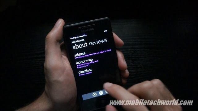 Windows Phone 7 Mango Bing Maps Indoor Maps смотреть онлайн