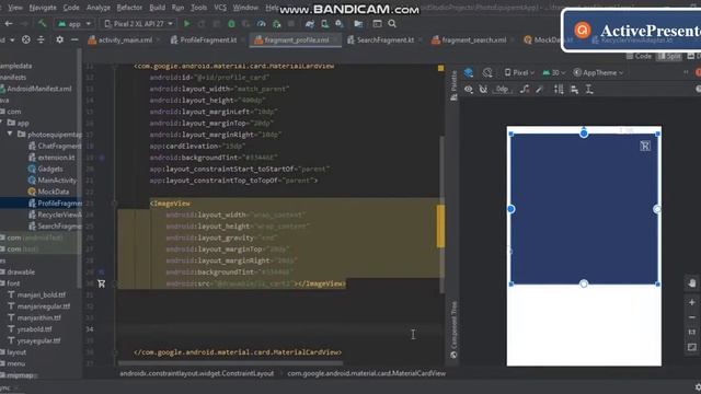 Photo Equipment Rent App UI Design Android Studio смотреть онлайн