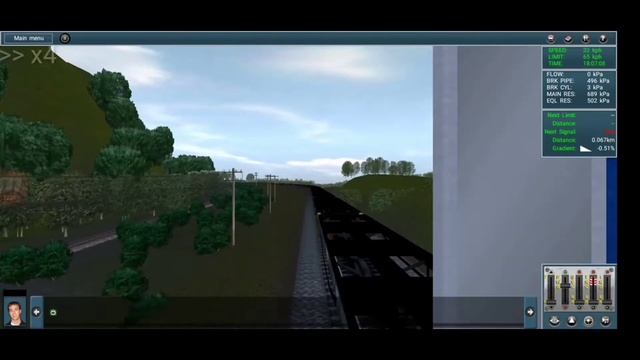 Trainz Simulator Android Ep.45 ขับรถจักร CSR SDA 3 หมายเลขที่ 5110 ทำขบวนรถสินค้าเปล่าที่ 1099 смотреть онлайн