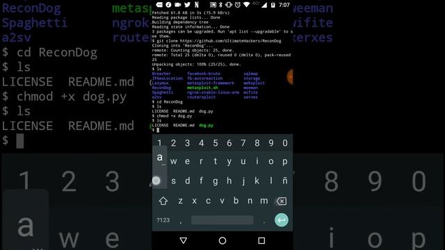 How to install Recondong Tools||Termux||Kali Linux||Android смотреть онлайн