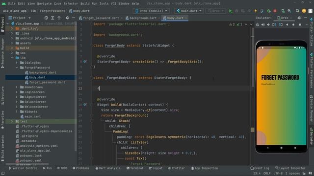 Forgot Password Flutter Firebase Tutorial for Beginners | Build iOS Android OLX Clone App смотреть онлайн