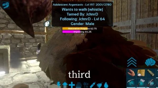 Ark Mobile | Argentavis Breeding 100% Imprinted