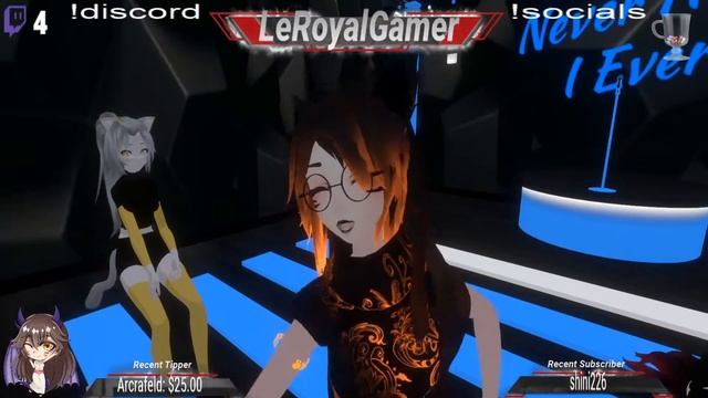 [VRChat][18+][NSFW] LeRoyalGamer Drinks & Plays Never Have I Ever! смотреть онлайн