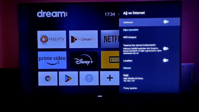 Dreamstar I6 Android12 TVBox 4GB RAM 64GB Bellek Kutu Açılış
