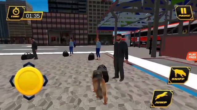 Police Dog n Police Car Rush - Android Gameplay HD смотреть онлайн