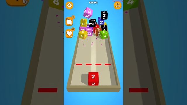 Chain Cube: 2048 - Gameplay Walkthrough Part 2 (iOS, Android) смотреть онлайн
