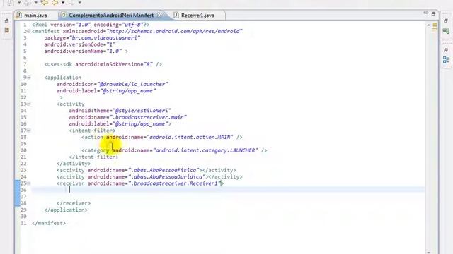 aula 4156 android BroadCastReceiver onReceive registrando receiver no Manifest XML смотреть онлайн