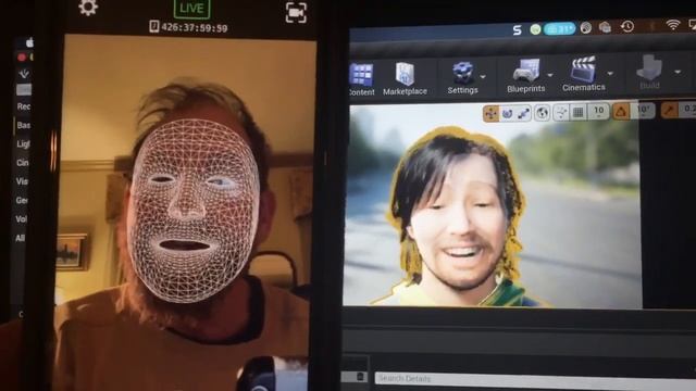 Live Link tracking from an iPhone to a Mac, for MetaHuman in Unreal Engine смотреть онлайн