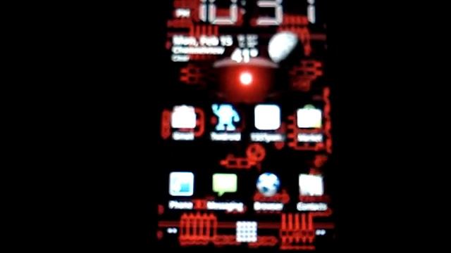 Motorola DROID w/ Android 2.1 Launcher смотреть онлайн