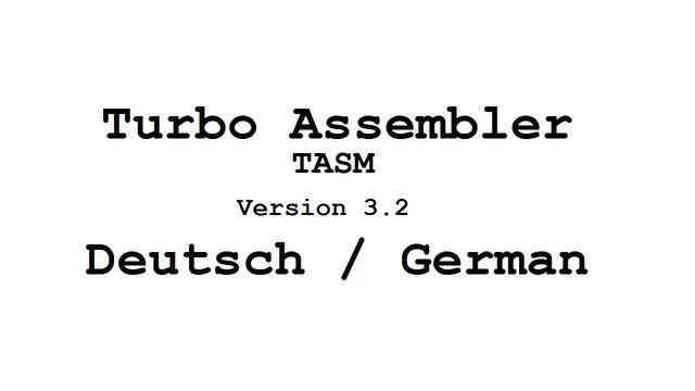 Turbo Assembler 1 - Einführung смотреть онлайн