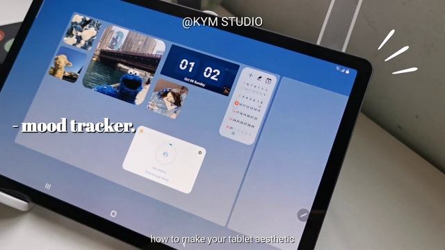 how to make your tablet aesthetic | Blue Theme |Samsund Tab S6 смотреть онлайн