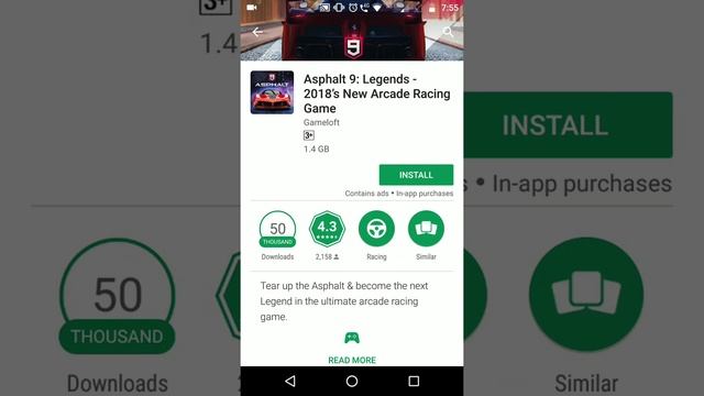 Asphalt 9 official on playstore for India смотреть онлайн