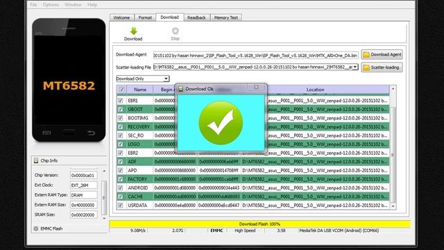 asus zenpad p001 firmware | sp flash tool смотреть онлайн
